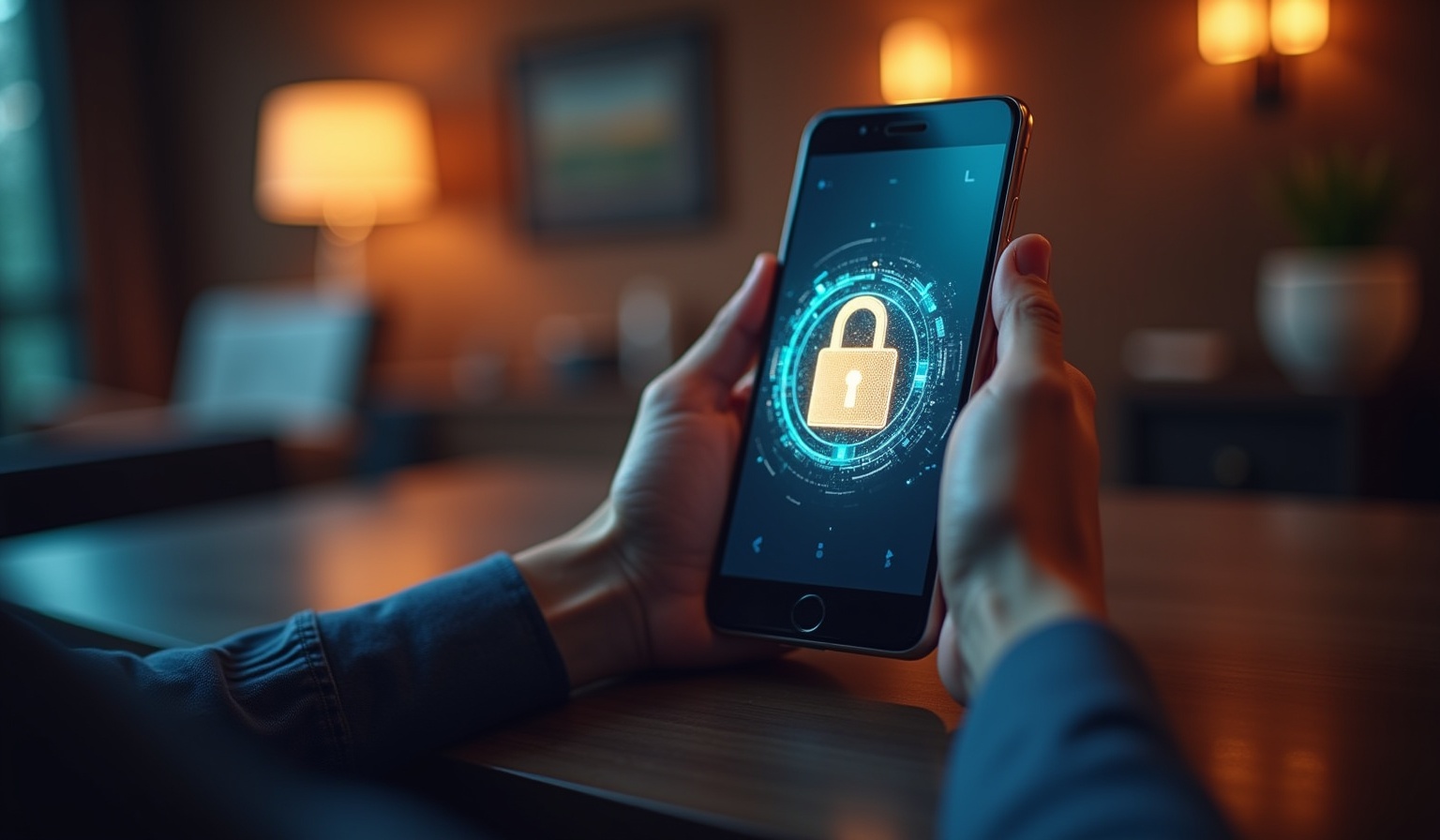 Smartphone con accesso sicuro al conto casino